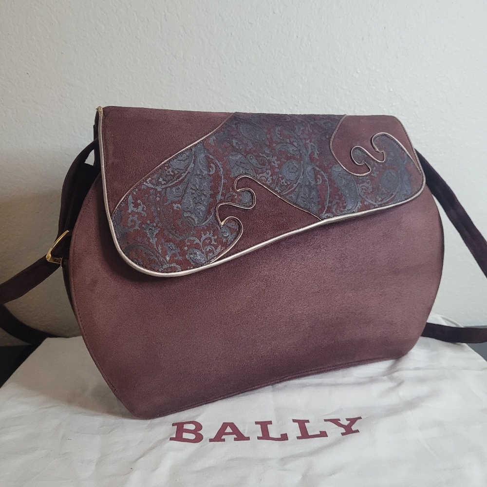 Bally Rare suede should bag - Picture 2 of 14